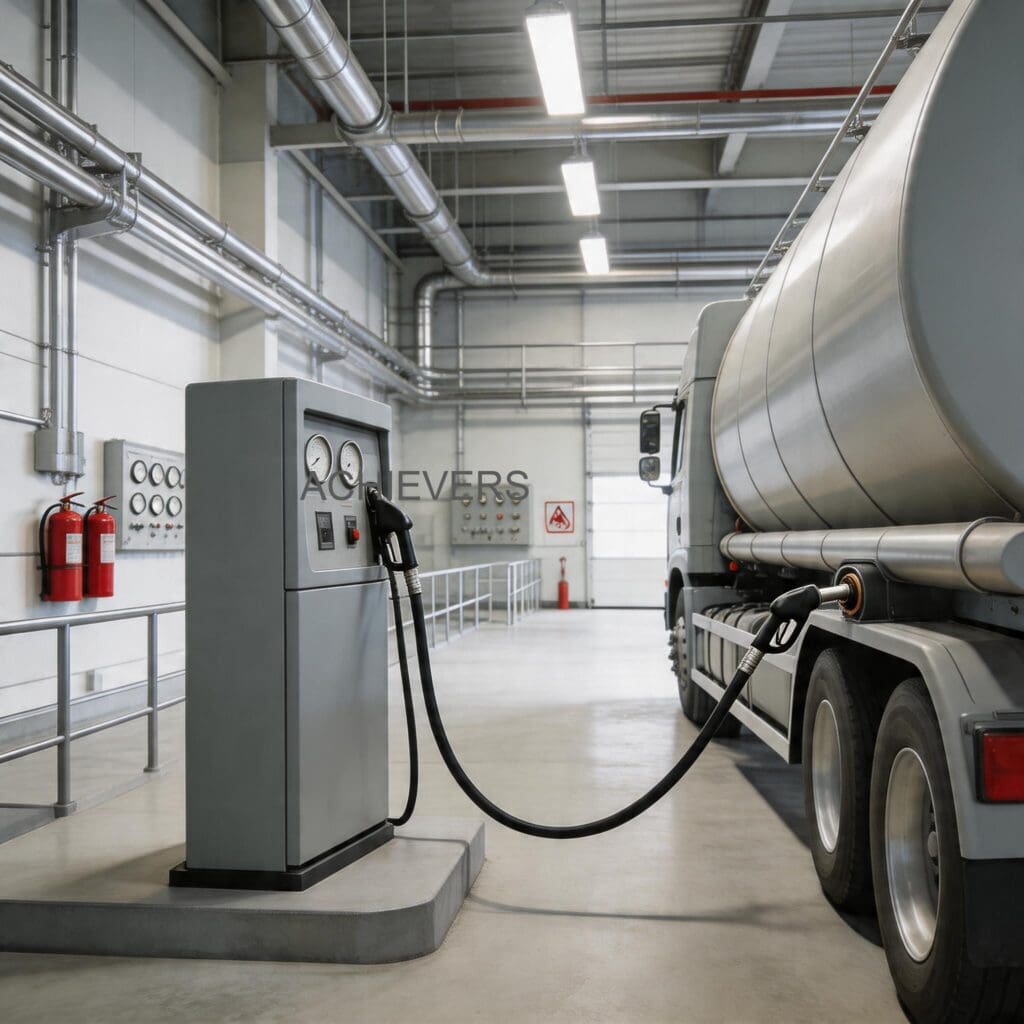 Diesel Dispenser in productive use demonstrating measurable financial output at an industrial site