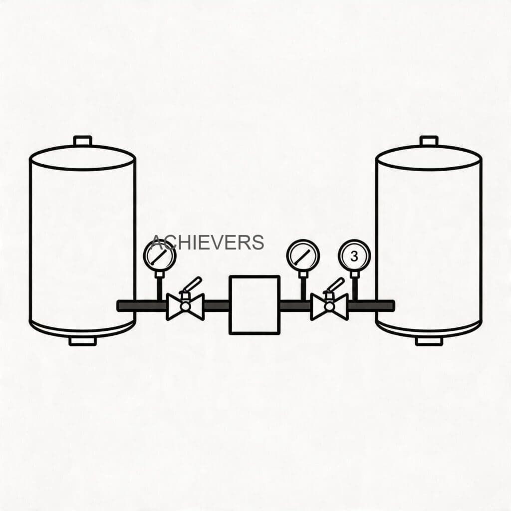 Technical schematic of an automatic nozzle internal mechanism, showing the venturi shut-off port, hold-open clip, and no-pressure check valve