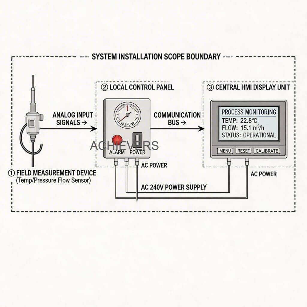 Cost breakdown chart and TCO timeline diagram for volumetric positive displacement meters showing cumulative financial benefit over a 10-year period