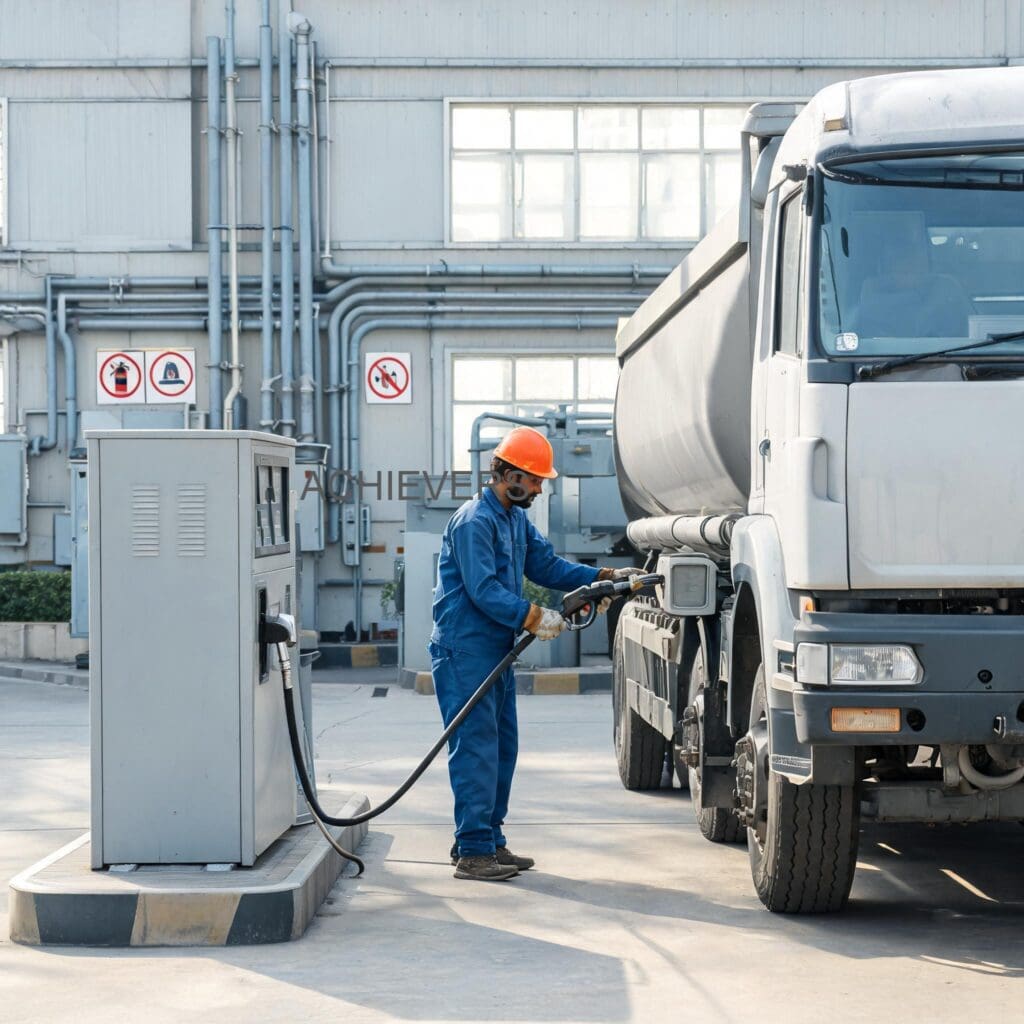 Diesel Dispenser in use at a representative Indian industrial application