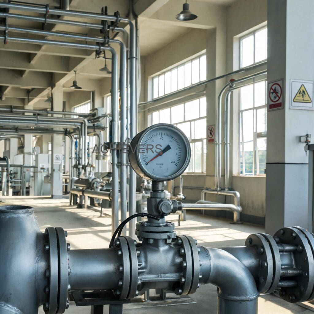 Diesel Flow Meter actively recording volume data during a custody transfer at an industrial power generation plant in India
