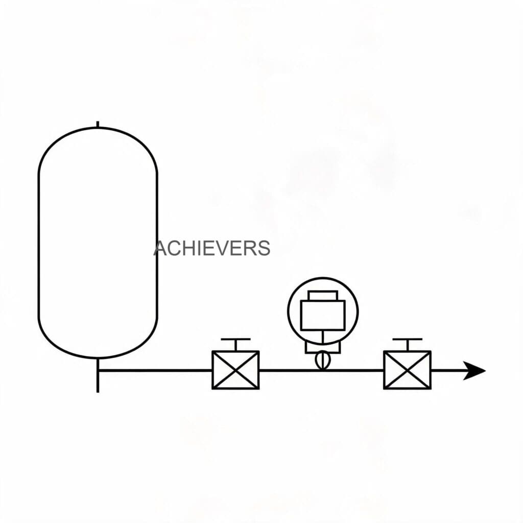 Technical process flow diagram showing the Fuel Consumption Meter with dual oval gear sensors on the supply and return lines of a diesel engine, integrating with an RS485 output