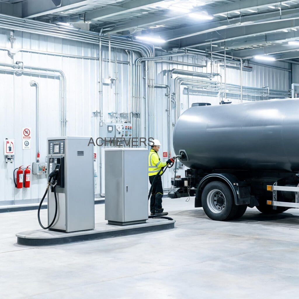 Fuel Dispensers in productive use demonstrating measurable financial output at an Indian industrial site