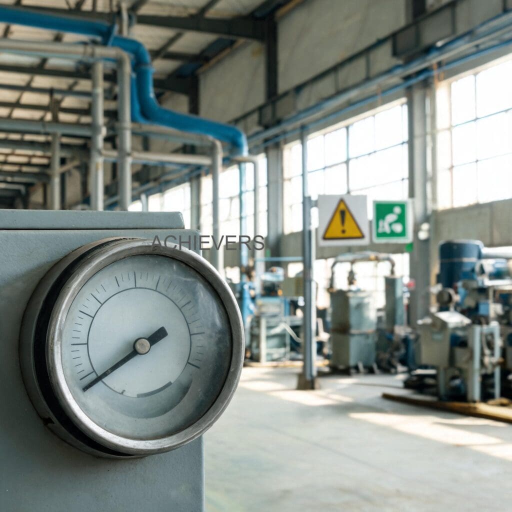 Fuel Consumption Meter installed and operating at an Indian industrial facility showing correct setup