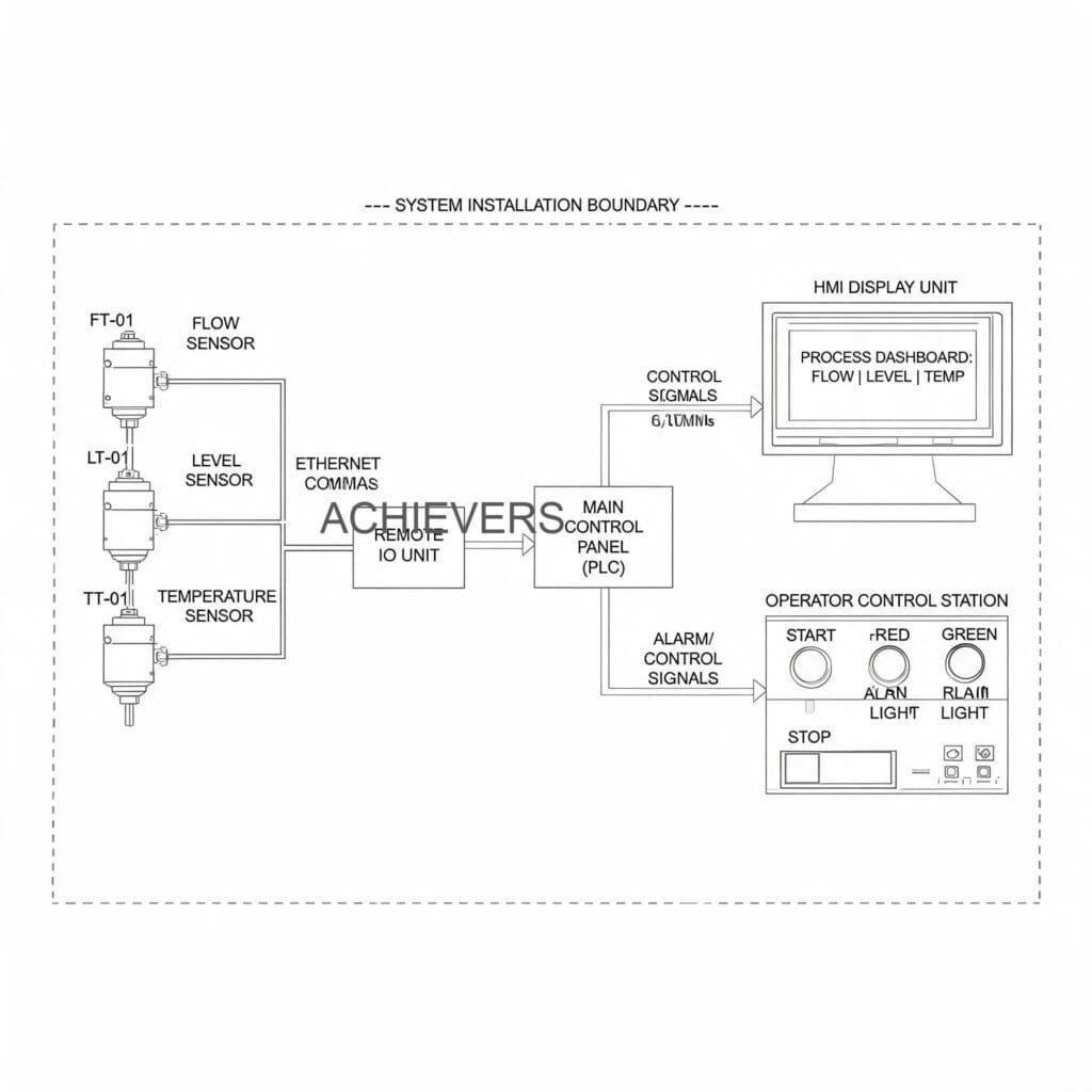 Cost breakdown chart or ROI payback timeline diagram for Liquid Batching System showing financial benefit over time