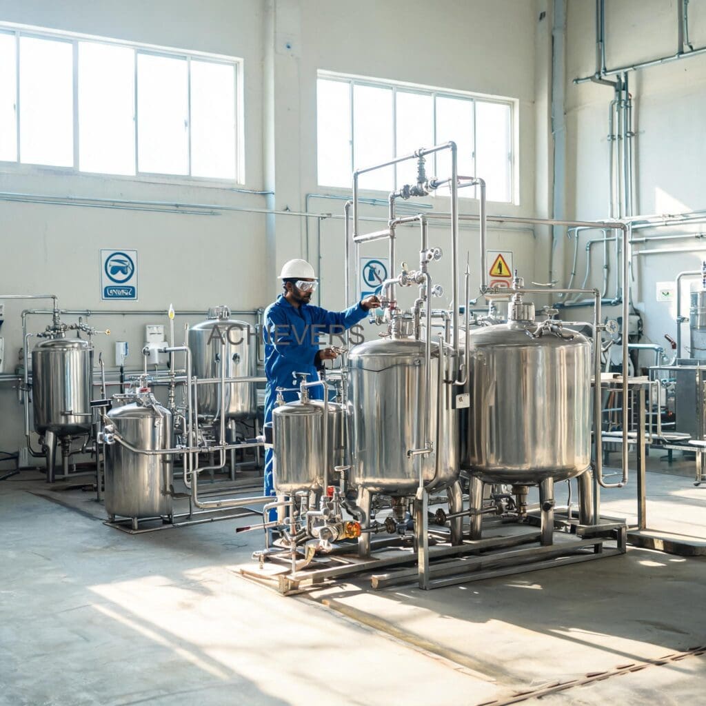 Liquid Batching System in productive use demonstrating measurable financial output at Indian industrial site